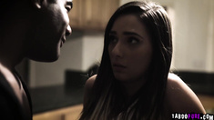 Girlfriend fucked by her BF's sizzling to get his approval!