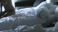Cute busty blonde amateur films her first homemade porn