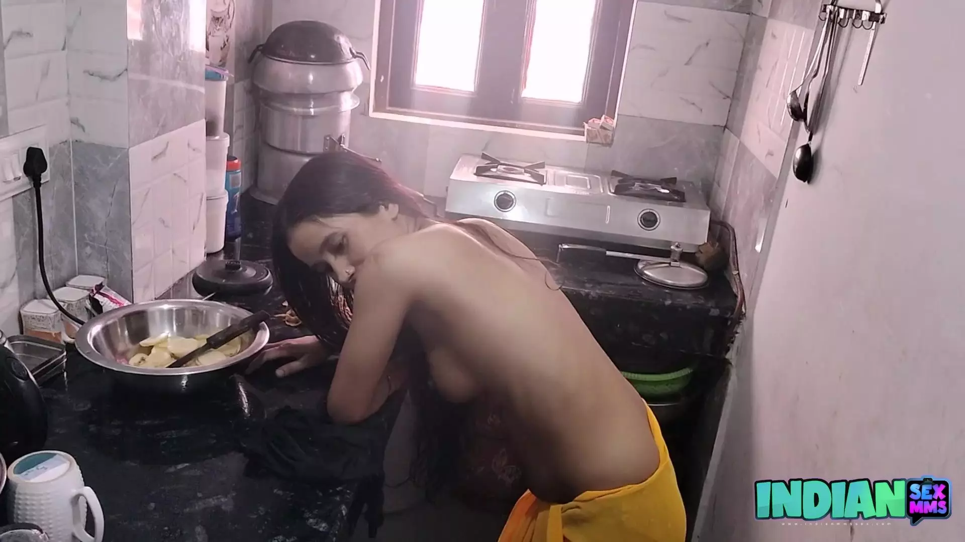 Indian bhabhi sex in kitchen