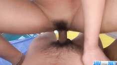 Maria Ozawa loves having her hairy vag pumped hard