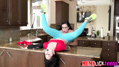 Horny Milf Aerial expresses her sexual desire in a lesbian fuck