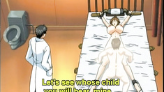 Captive hentai with bigboobs gets dildoed ass and wet pussy poked by shemale anime
