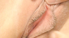 Shino Nakamura gets cum on fucked shaved crack from sucked cock
